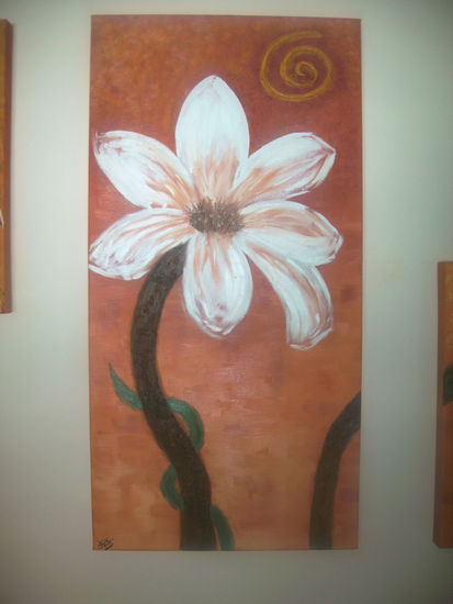 La flor de la vida Oil Canvas Floral Painting