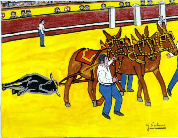 Tauromaquia 8 - El arrastre
