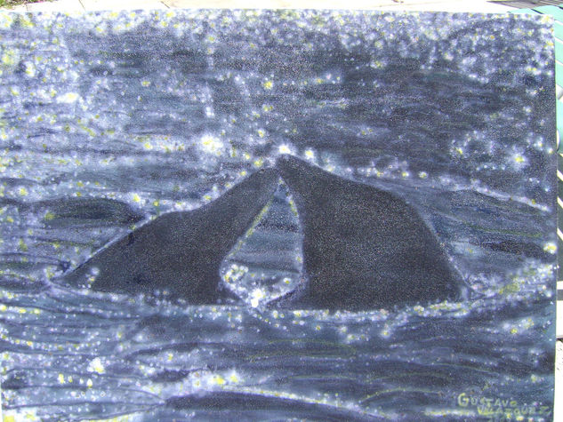 delfines Óleo Lienzo Paisaje