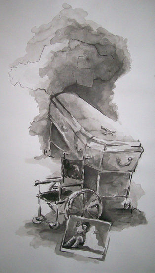 Serie: Inmovilidad interior Tinta