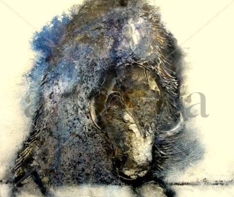 Bufalo (boceto) Acrylic Canvas Animals