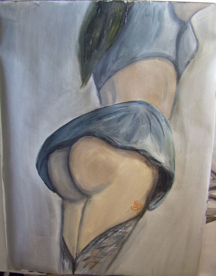 Joven Acrylic Paper Nude Paintings