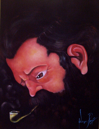 el pensador Oil Canvas Others