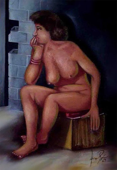 Desnudo I Oil Canvas Nude Paintings