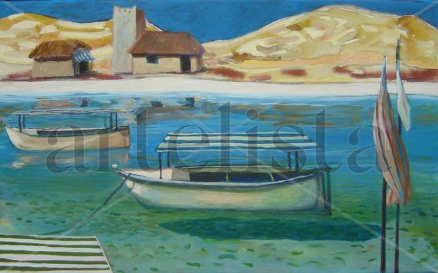 Mediterraneo 1 Acrylic Canvas Landscaping