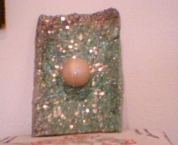 tejas con decoracion variada:plumas,piedars,conchas,popurri olorosao,velas.ect