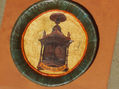 Plato artesanal.RELOJ del Mercado