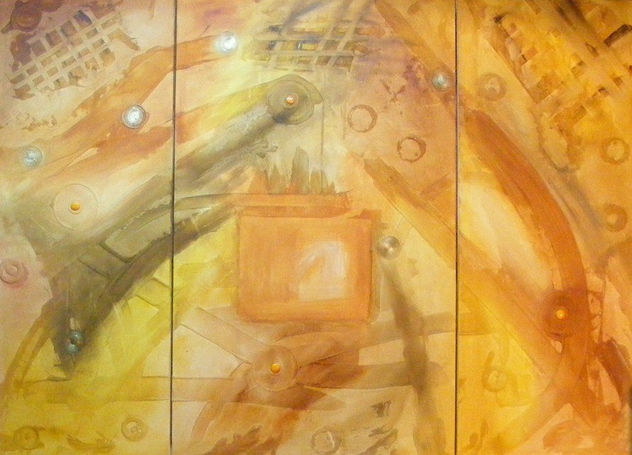 triptico cuadro moderno