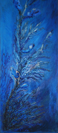 FONDO MARINO Mixed media Panel Marine Painting