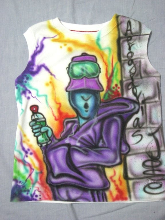 camisetas aerografiadas 5