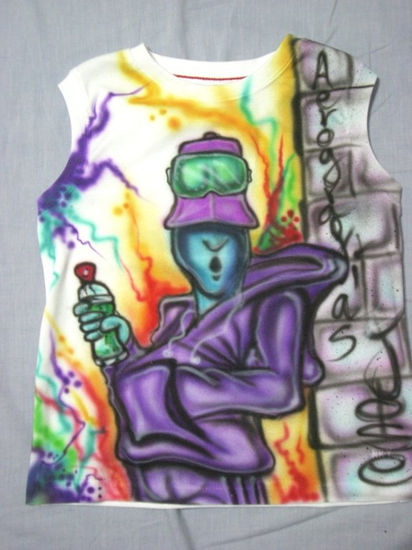 camisetas aerografiadas 5 