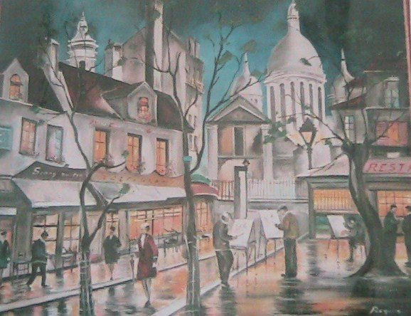 paris Oil Canvas Landscaping