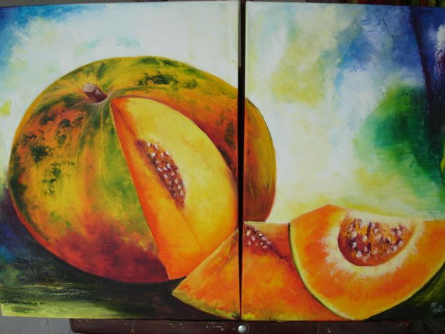 AHUYAMA (ZAPALLO) Oil Canvas Still Life Paintings