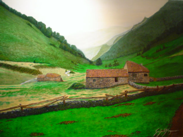 Asturias la vieja Oil Canvas