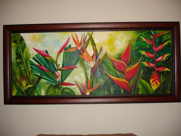 DIVERSIDAD Oil Canvas Floral Painting