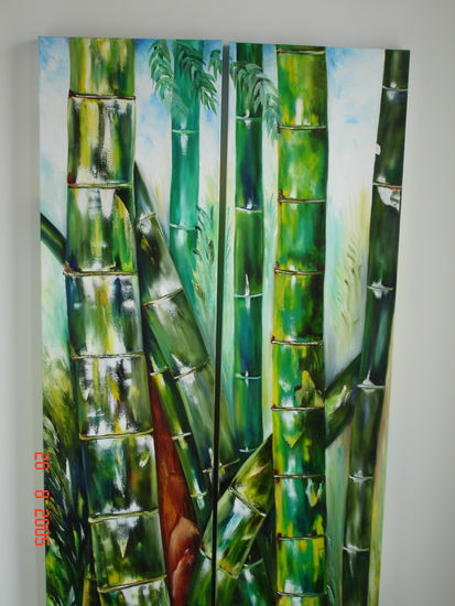 BAMBU Óleo Lienzo Paisaje