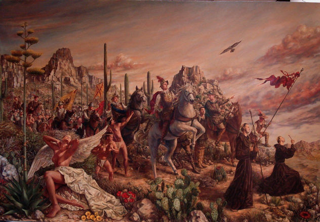 El arribo de Coronado a las tierras de Arizona