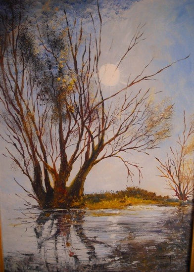 "Reflejos" Oil Canvas Landscaping