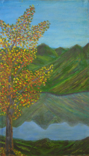 UN OTOÑO Oil Canvas Landscaping