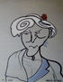 ANCIANA CON ADORNO