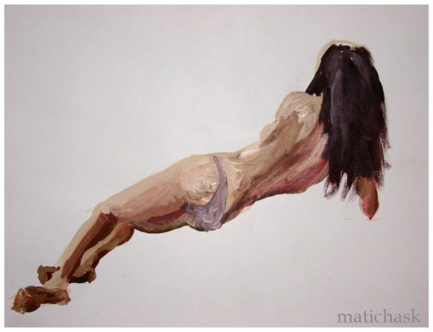 Mujer acostada