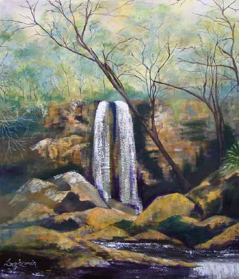 Cascada Oil Canvas