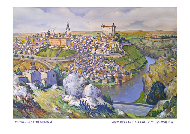 TOLEDO VAN DEDE Oil Canvas Landscaping