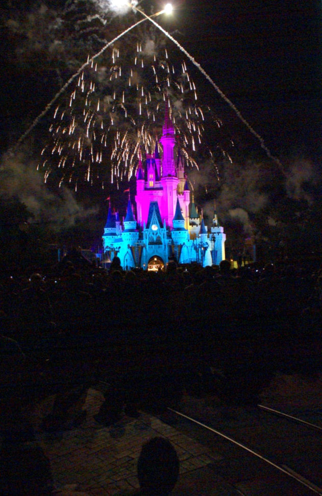 Lights at the Magical Kigdom of Disney World Orlando 2010