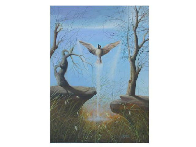 El Vuelo Oil Canvas