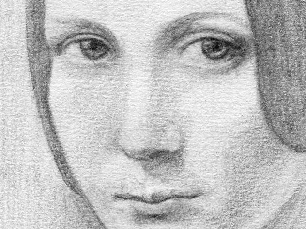 La Belle Ferroniere - detalle