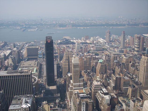 Panorámica con el Hudson al fondo 