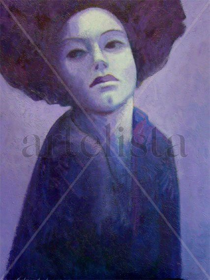 retrato de la modelo Gaia