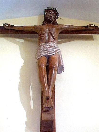 CRISTO CRUCIFICADO A.de los PATOS Wood Figurative