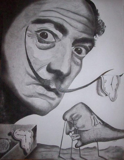 Dalí composicion Pastel Papel Otros