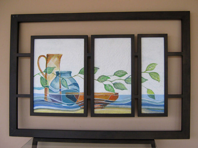 Marca de agua Acrylic Panel Still Life Paintings