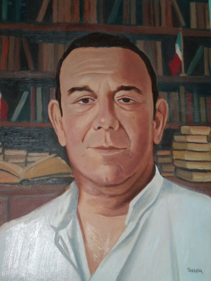 FAROUK Oil Canvas Portrait