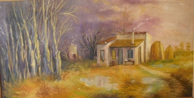 Despuès de la lluvia Oil Canvas Landscaping