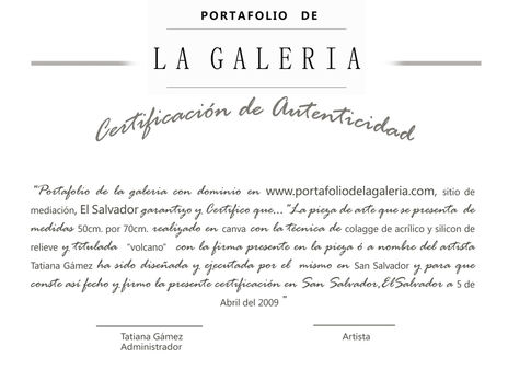 Certificados de...