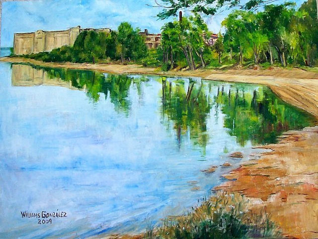 PLAYA DEL ANGLO Oil Canvas Landscaping