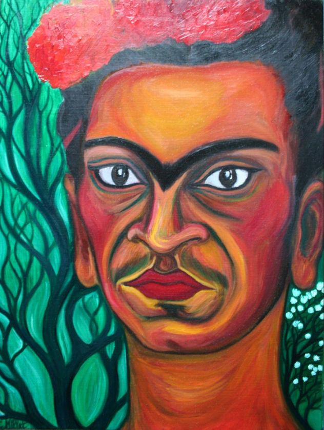 Frida, Naturaleza viva, arbol de la Esperanza (retrato de Frida Kahlo, alegoria de la Esperanza)