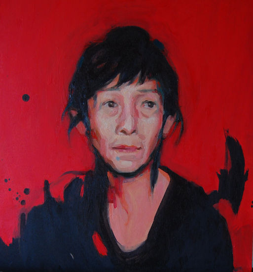 Kazuyo Sefima. Oil Panel Portrait