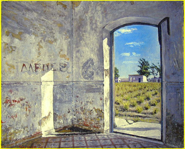 con el paso del tiempo Óleo Lienzo Paisaje