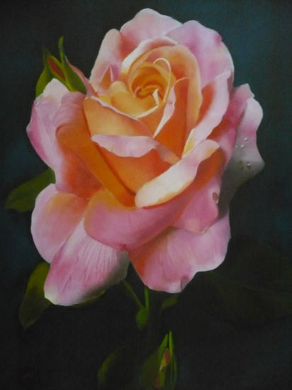 Rosas de mayo Óleo Lienzo Floral