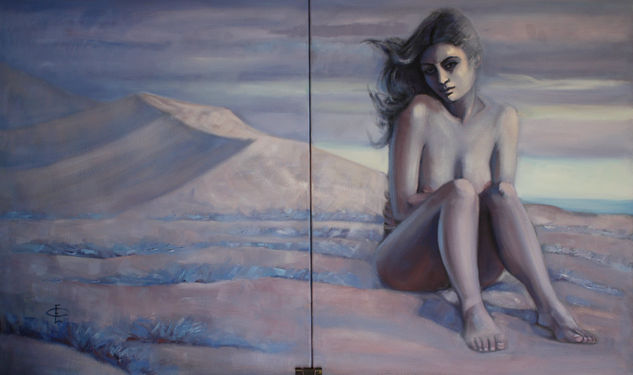 SIRENA DE INVIERNO Oil Canvas Figure Painting