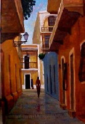 Callejón del Gámbaro Acrylic Canvas