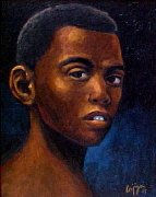 Niño Haitiano Acrylic Canvas