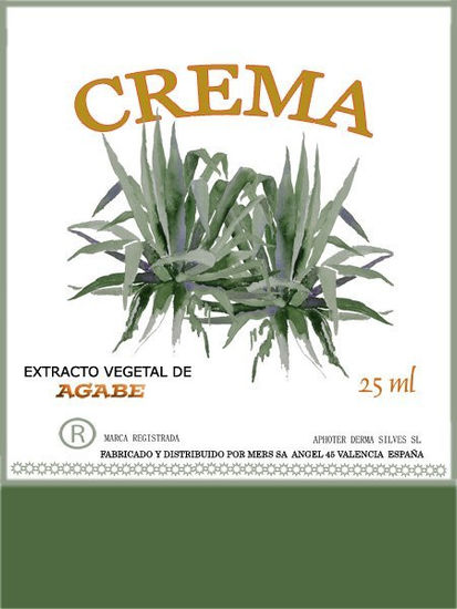 Etiqueta Crema Acuarela Cartulina Otros