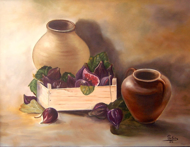 Bodegon - Higos y Ceramicas