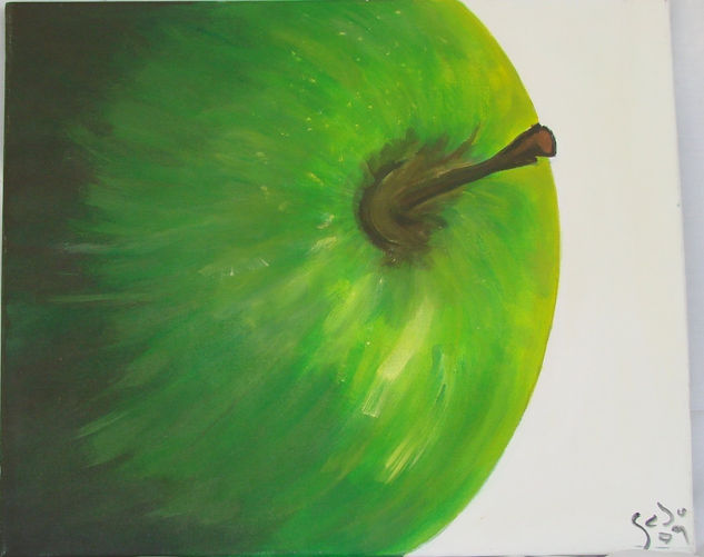 Manzana Acrylic Canvas Figure Painting