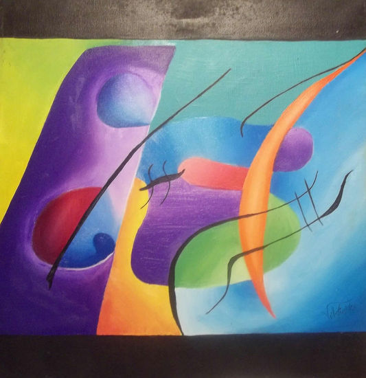 Abstracto Óleo Lienzo Otros